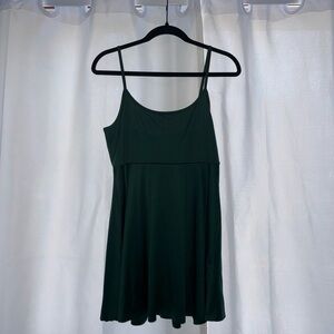 Dark Green Sleeveless Dress